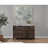 Westlake 6 Drawer Dresser, Brown-Furniture - Storage-High Fashion Home