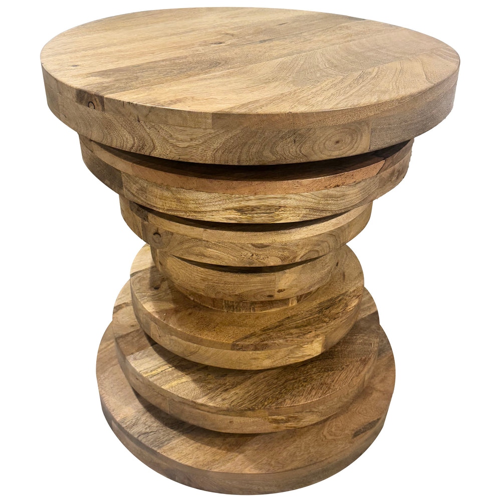 Weston End Table, Brown-Furniture - Accent Tables-High Fashion Home