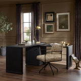 Weston Rotating Desk, Black by Four Hands