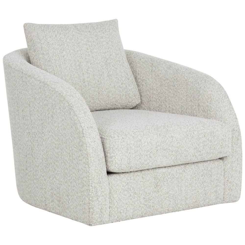 Wexford Swivel Chair, Deco Opal-Furniture - Chairs-High Fashion Home