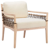 Wezly Accent Chair Ivory