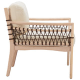 Wezly Accent Chair Ivory