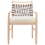 Wezly Dining Chair, Ivory, Set of 2-Furniture - Dining-High Fashion Home