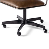 Wharton Desk Chair, Distressed Brown
