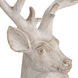 White Hart Sculpture, White-Accessories-High Fashion Home