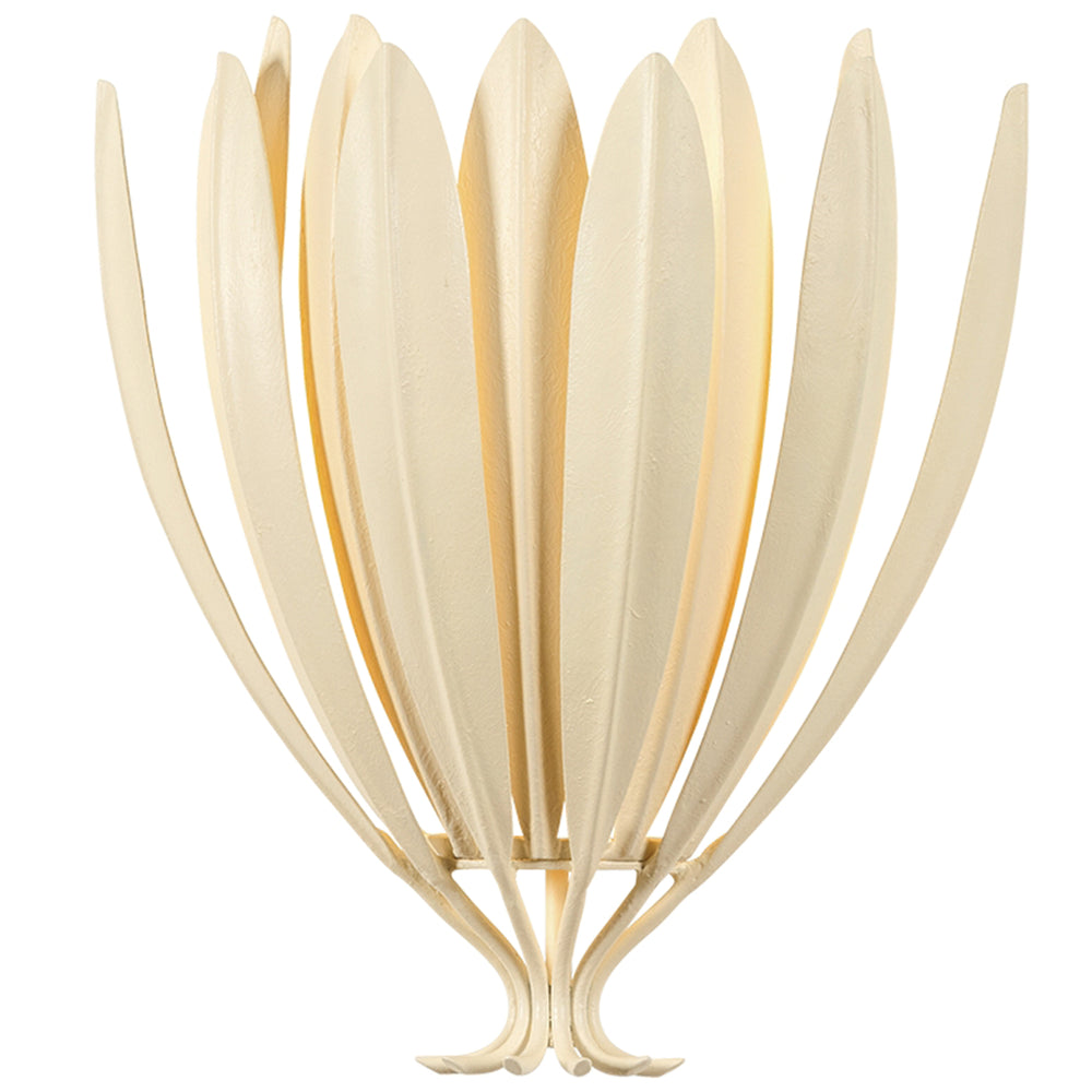 Whitfield Wall Sconce, Cream Plaster