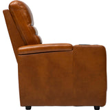 Whitlock Leather Power Reclining Chair, Derrick Camel