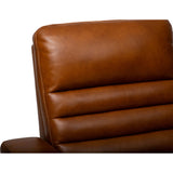 Whitlock Leather Power Reclining Chair, Derrick Camel