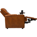 Whitlock Leather Power Reclining Chair, Derrick Camel