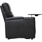 Whitlock Leather Power Reclining Chair, Florida Black
