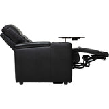 Whitlock Leather Power Reclining Chair, Florida Black