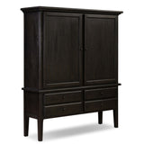 Whitman Cabinet, Smoked Black by Four Hands