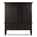 Whitman Cabinet, Smoked Black by Four Hands