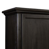 Whitman Cabinet, Smoked Black by Four Hands