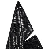 Wicker Wall Decor, Black