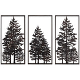 Maverick Wall Decor, Dark Bronze, Set of 3