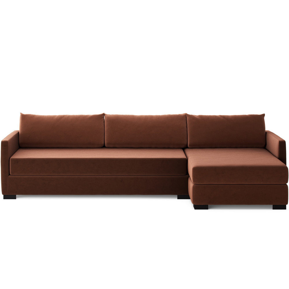 Wickham Right Chaise Sleeper Sectional, Surrey Auburn by Four Hands
