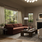 Wickham Right Storage Chaise Sleeper Sectional, Surrey Auburn by Four Hands