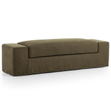 Wide Arm Slipcover Bench, Brussels Coffee-Furniture - Chairs-High Fashion Home