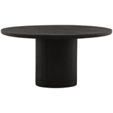 Wilber Dining Table, Black-Furniture - Dining-High Fashion Home