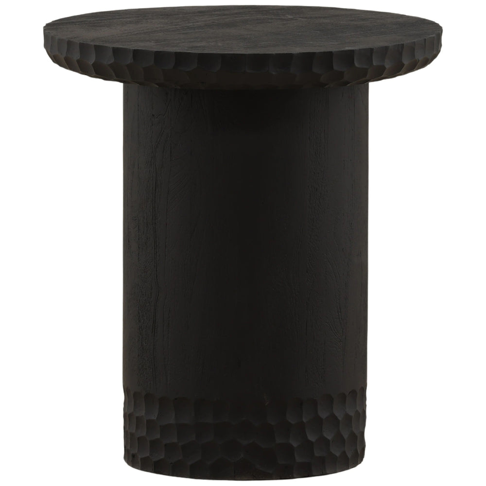 Wilber Side Table, Black-Furniture - Accent Tables-High Fashion Home