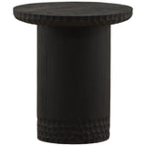 Wilber Side Table, Black-Furniture - Accent Tables-High Fashion Home