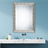 Wilder Mirror, Metallic Silver-Accessories-High Fashion Home