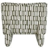 Willa Chair, Green/Off-White-Furniture - Chairs-High Fashion Home