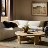 Willa Coffee Table, Bleached Oak by Four hands-Furniture - Accent Tables-High Fashion Home