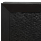 Williams 4 Door Cabinet, Black-Furniture - Storage-High Fashion Home