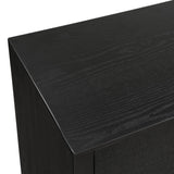 Williams 4 Door Cabinet, Black-Furniture - Storage-High Fashion Home