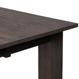 Willow Dining Table, Weathered Elm