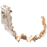 Willow Larger Two-Toned Leaf Sculpture, Gold-Accessories-High Fashion Home