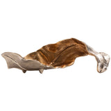 Willow Sculptural Leaf, Gold-Accessories-High Fashion Home