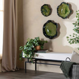 Willowbrook Trays, Green, Set of 3-Accessories-High Fashion Home