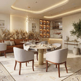 Wilou Dining Table, Natural-Furniture - Dining-High Fashion Home
