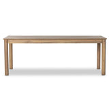 Wilson 84" Outdoor Dining Table, Ashen Acacia-Furniture - Dining-High Fashion Home