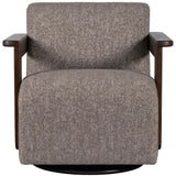 Wilton Swivel Chair, Dusky Herringbone