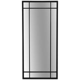 Windowpane Mirror, Black