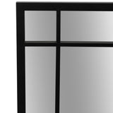 Windowpane Mirror, Black