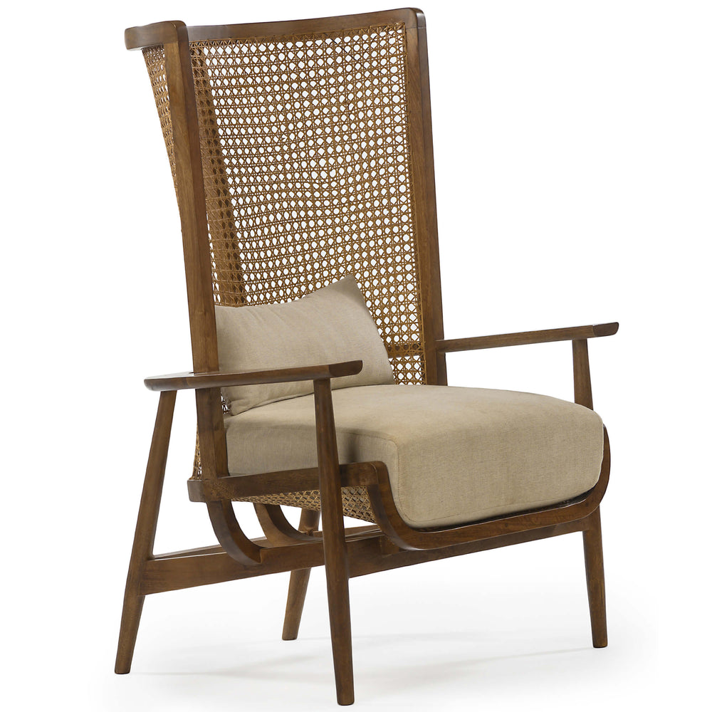 Wingman Cane Accent Chair, Porto
