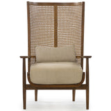 Wingman Cane Accent Chair, Porto