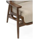 Wingman Cane Accent Chair, Porto