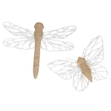 Wings Up Wall Decor, White, Set of 2