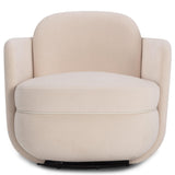 Wolfie Swivel Chair, Blush-Furniture - Chairs-High Fashion Home