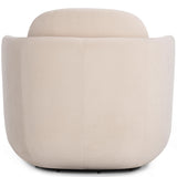 Wolfie Swivel Chair, Blush-Furniture - Chairs-High Fashion Home
