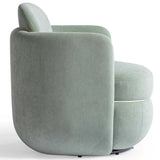 Wolfie Swivel Chair, Mint Green-Furniture - Chairs-High Fashion Home