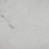 Wood Accent Table w/Marble Top, White/Natural