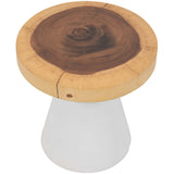 Wood Top Accent Table, Natural
