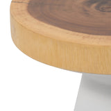 Wood Top Accent Table, Natural